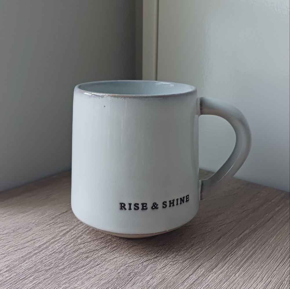 🌷 Hearth & Hand "Rise & Shine" Stoneware Mug - Picture 3 of 8